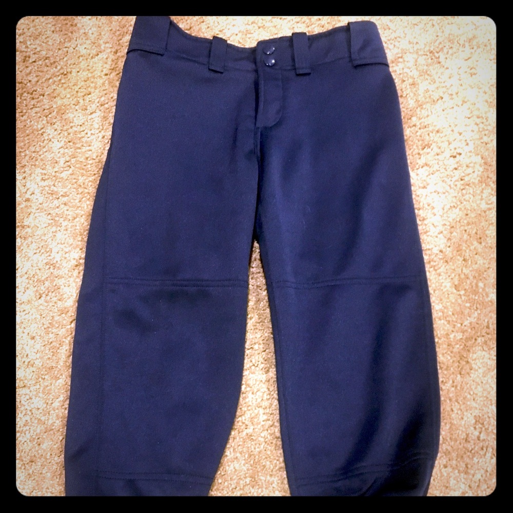Navy Blue Mizuno Softball Pants